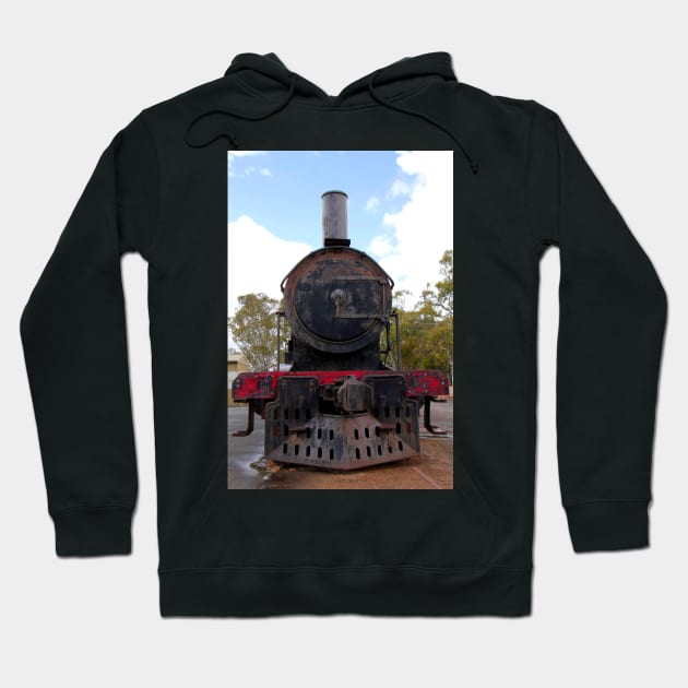Rusting Steam Train Hoodie by jwwallace